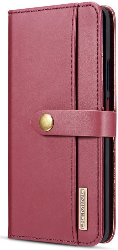 Huawei Mate 20 Pro Leren 2-in-1 Bookcase en Back Cover Hoesje Rood afbeelding 4
