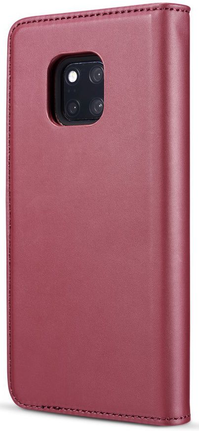 Huawei Mate 20 Pro Leren 2-in-1 Bookcase en Back Cover Hoesje Rood afbeelding 5