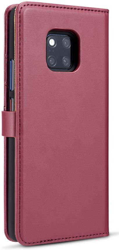 Huawei Mate 20 Pro Leren 2-in-1 Bookcase en Back Cover Hoesje Rood afbeelding 8