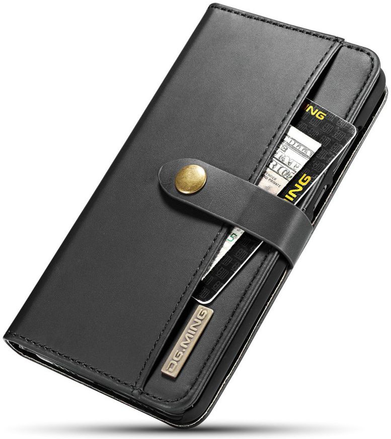 Huawei P20 Pro Leren 2-in-1 Bookcase en Back Cover Hoesje Zwart afbeelding 14