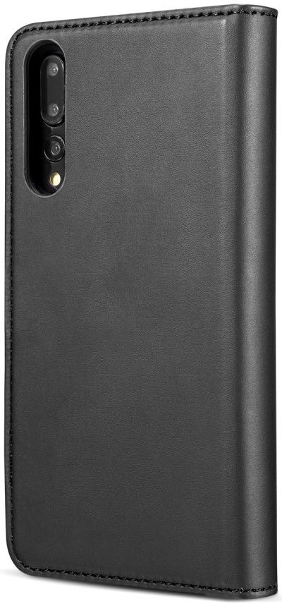 Huawei P20 Pro Leren 2-in-1 Bookcase en Back Cover Hoesje Zwart afbeelding 7