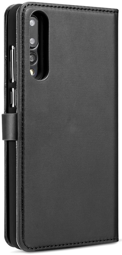 Huawei P20 Pro Leren 2-in-1 Bookcase en Back Cover Hoesje Zwart afbeelding 10