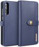 Huawei P20 Pro Leren 2-in-1 Bookcase en Back Cover Hoesje Blauw