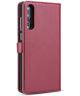 Huawei P20 Pro Leren 2-in-1 Bookcase en Back Cover Hoesje Rood