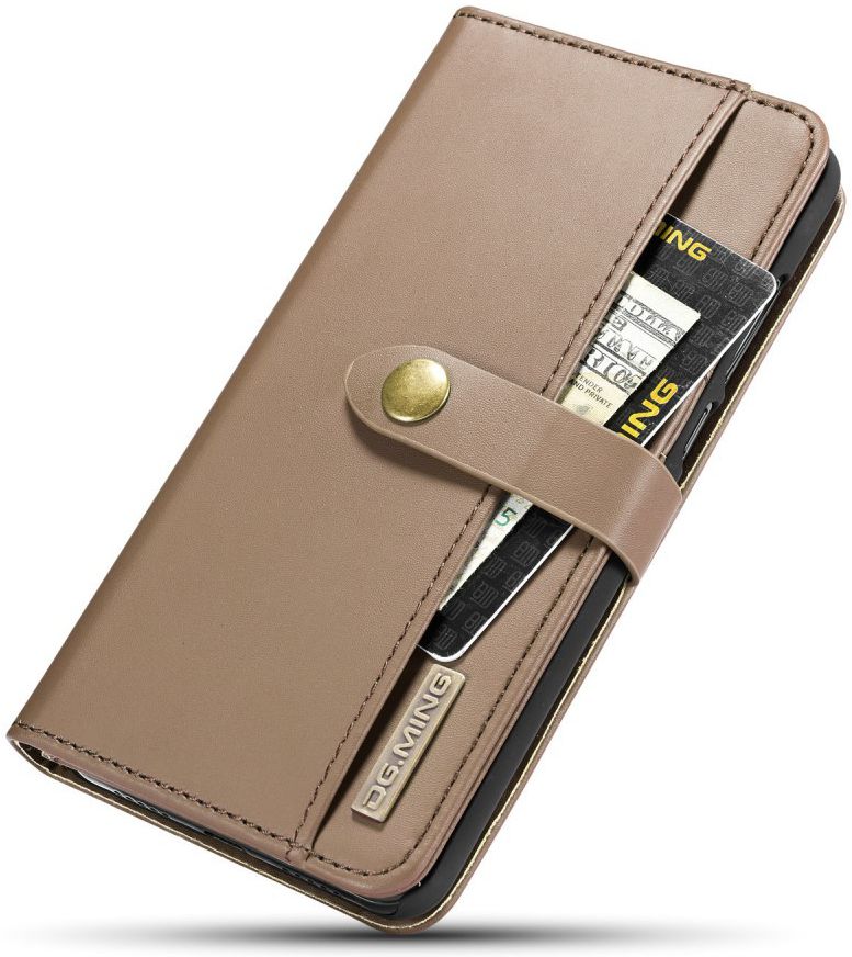 Huawei P20 Pro Leren 2-in-1 Bookcase en Back Cover Hoesje Bruin afbeelding 13