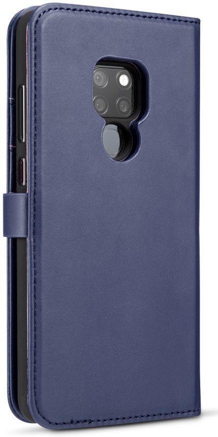 Huawei Mate 20 Leren 2-in-1 Bookcase en Back Cover Hoesje Blauw afbeelding 9
