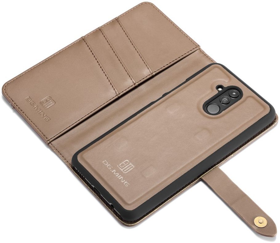 Huawei Mate 20 Lite Leren 2-in-1 Bookcase en Back Cover Hoesje Bruin afbeelding 14