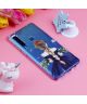 Samsung Galaxy A9 (2018) Transparant Hoesje met Print Charming Girl