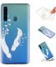 Samsung Galaxy A9 (2018) Transparant Hoesje met Print Veer