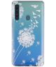 Samsung Galaxy A9 (2018) Transparant Hoesje met Print Dandelion