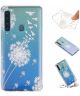 Samsung Galaxy A9 (2018) Transparant Hoesje met Print Dandelion