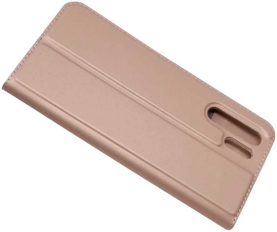 Huawei P30 Pro Flip Hoesje met Kaart Houder Roze Goud afbeelding 9