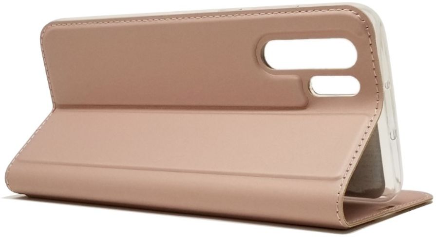 Huawei P30 Pro Flip Hoesje met Kaart Houder Roze Goud afbeelding 10