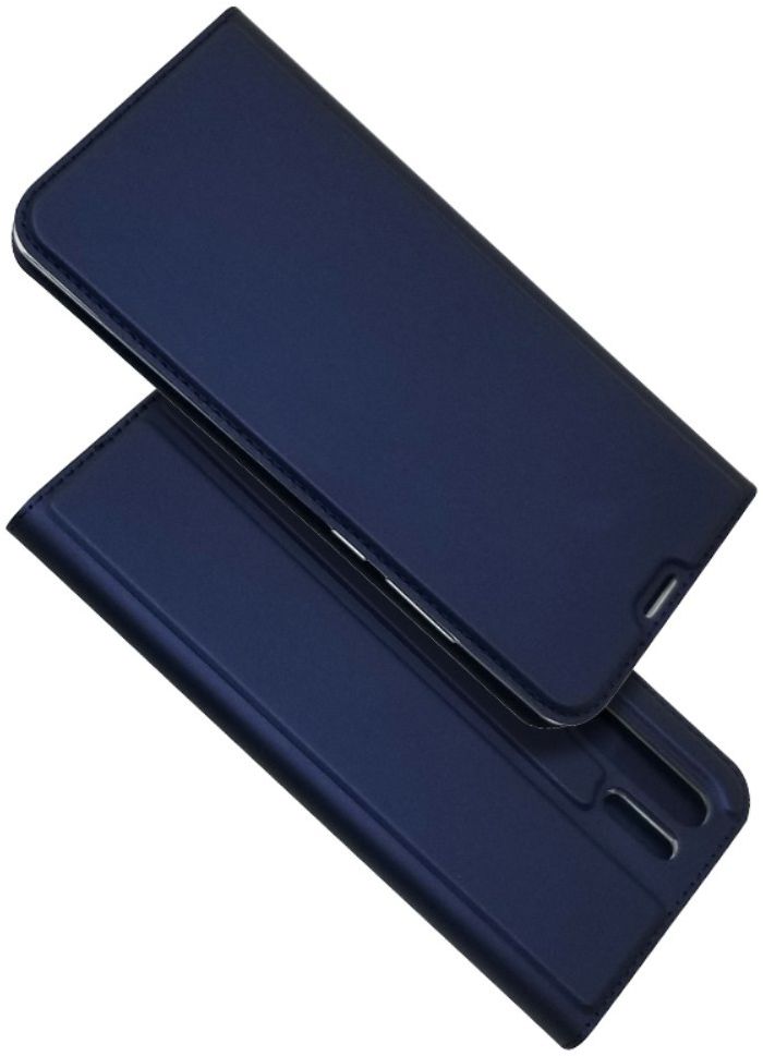 Huawei P30 Pro Flip Hoesje met Kaart Houder Blauw afbeelding 13