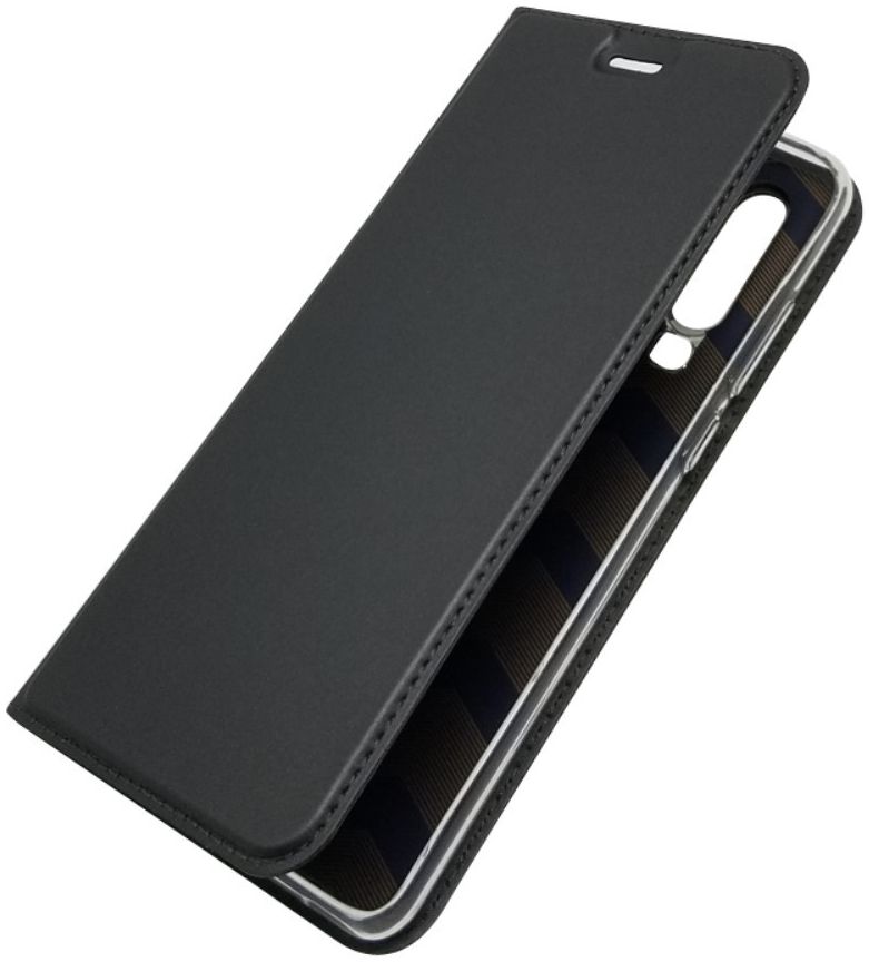 Huawei P30 Flip Hoesje met Kaart Houder Zwart afbeelding 9