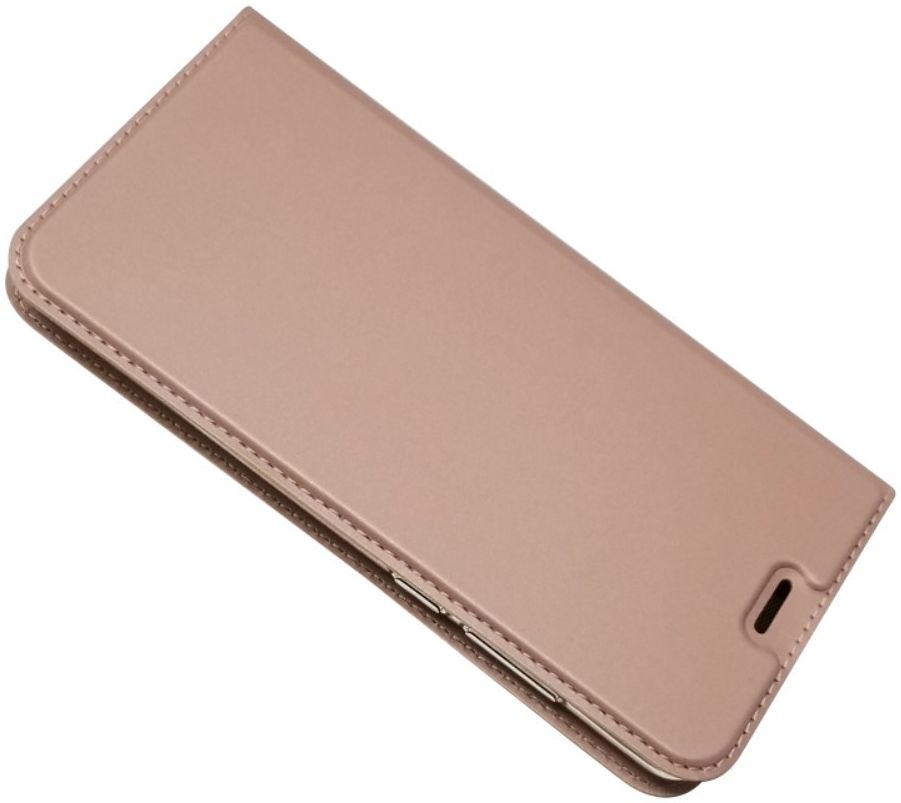 Huawei P30 Flip Hoesje met Kaart Houder Rose Goud afbeelding 5
