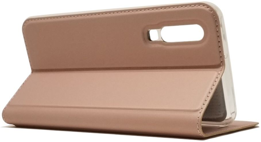 Huawei P30 Flip Hoesje met Kaart Houder Rose Goud afbeelding 7