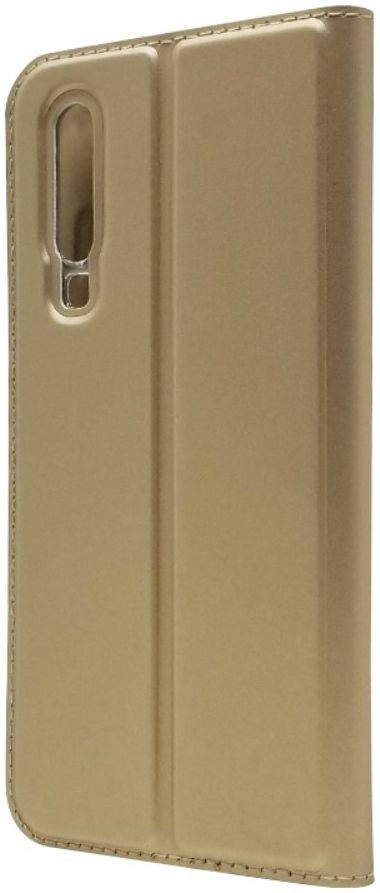 Huawei P30 Flip Hoesje met Kaart Houder Goud afbeelding 4