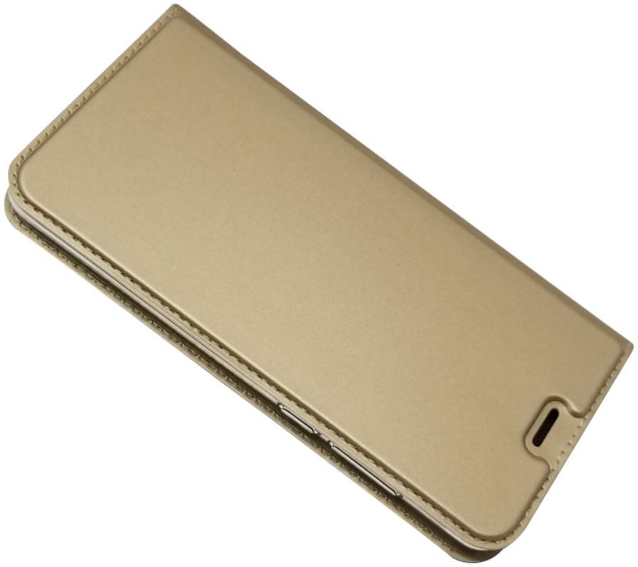 Huawei P30 Flip Hoesje met Kaart Houder Goud afbeelding 6