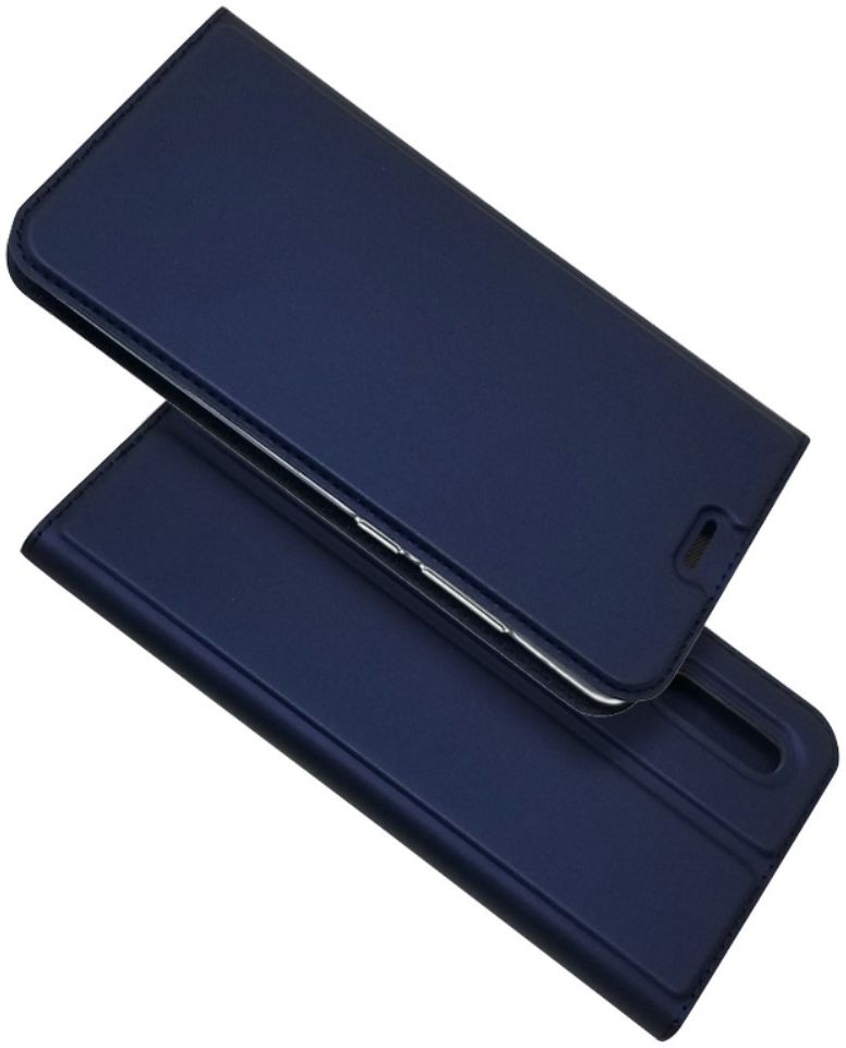 Huawei P30 Flip Hoesje met Kaart Houder Blauw afbeelding 3