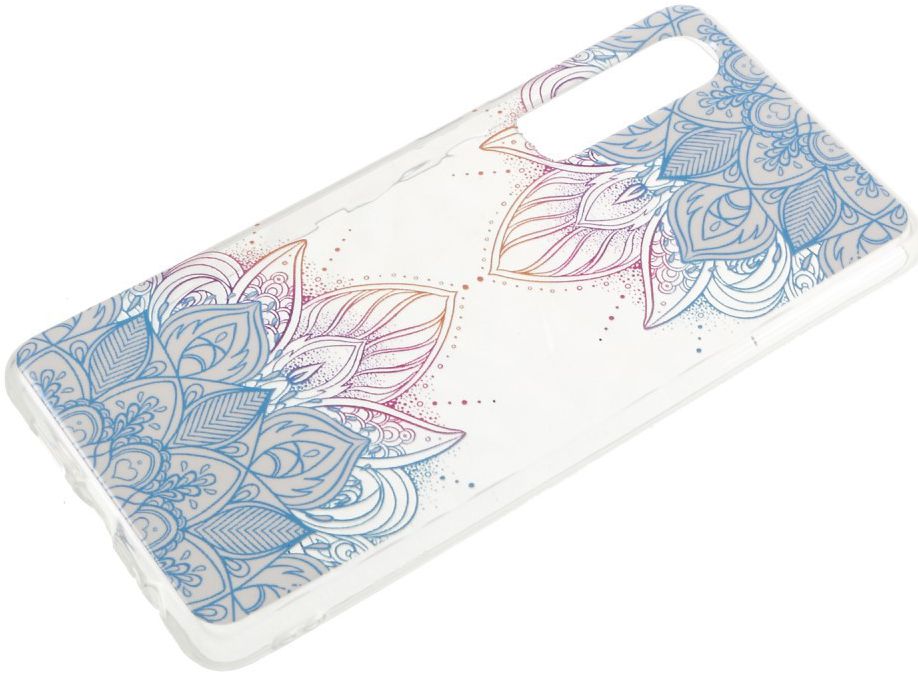 Huawei P30 TPU Hoesje met Print Mandala afbeelding 1