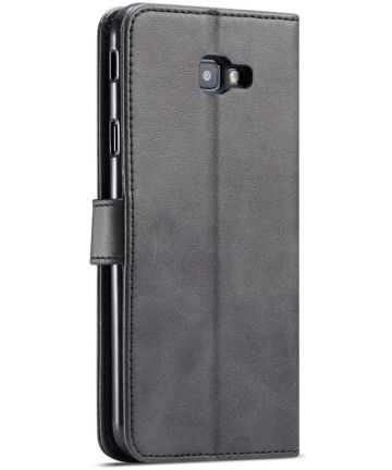 Samsung Galaxy J4 Plus Book Case Portemonnee Hoesje Zwart Hoesjes