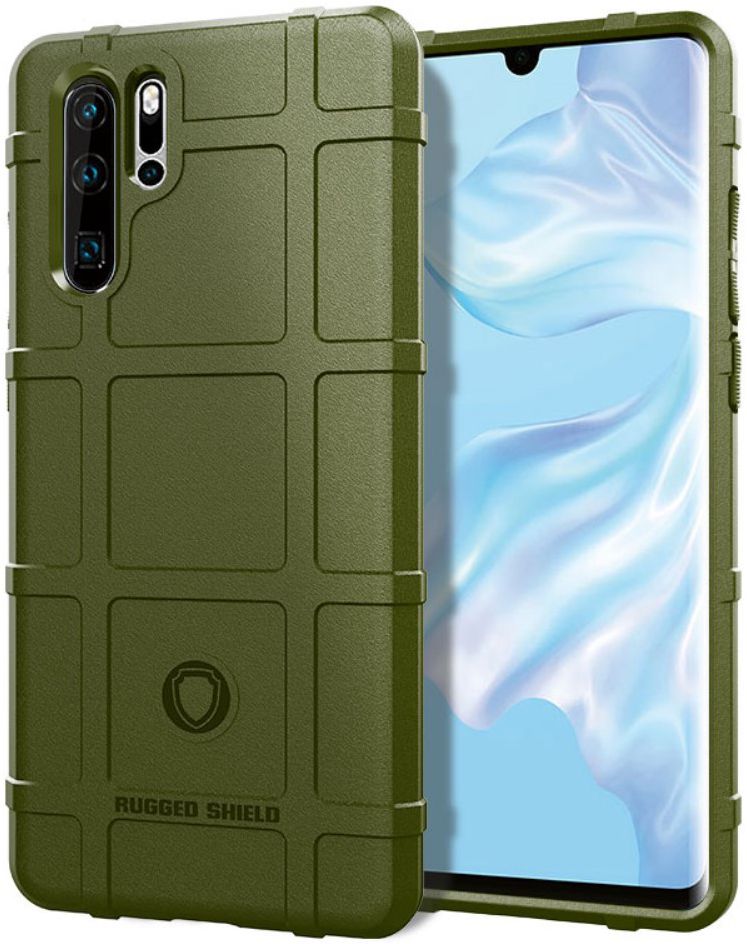 Huawei P30 Pro Anti-Shock Hybride Hoesje Groen afbeelding 1