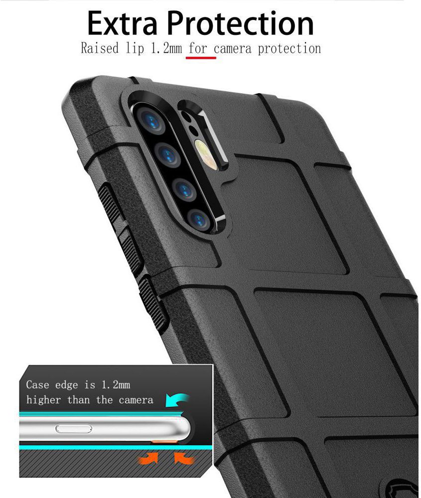 Huawei P30 Pro Anti-Shock Hybride Hoesje Groen afbeelding 4