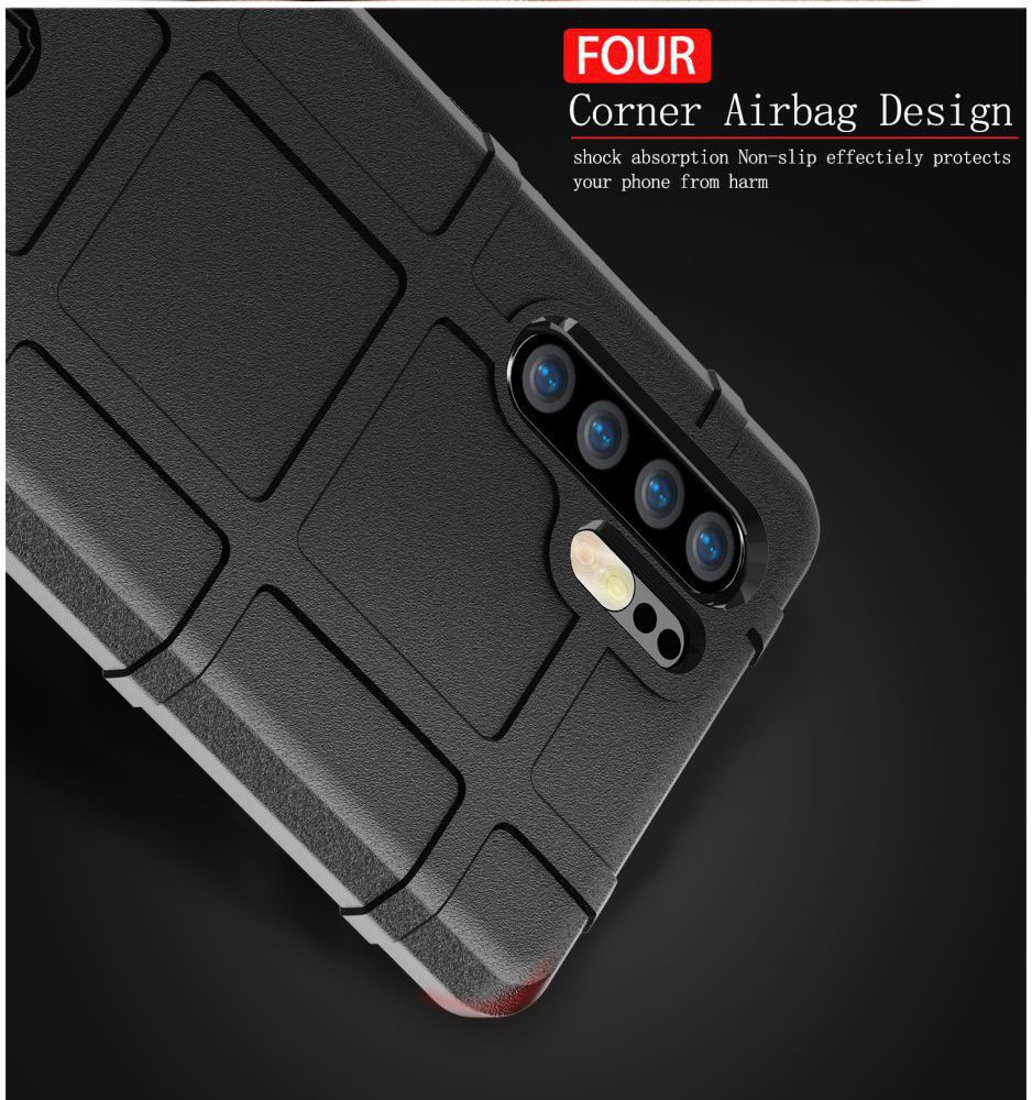 Huawei P30 Pro Anti-Shock Hybride Hoesje Groen afbeelding 5