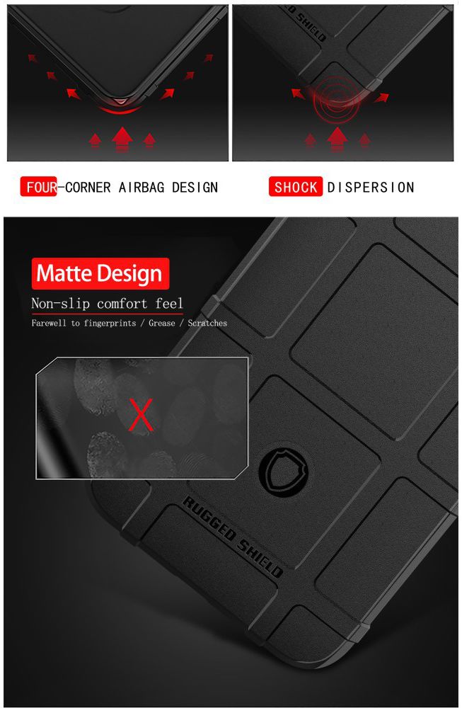Sony Xperia 1 Anti-Shock Hybride Hoesje Zwart afbeelding 6