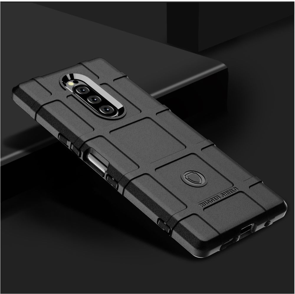 Sony Xperia 1 Anti-Shock Hybride Hoesje Zwart afbeelding 8