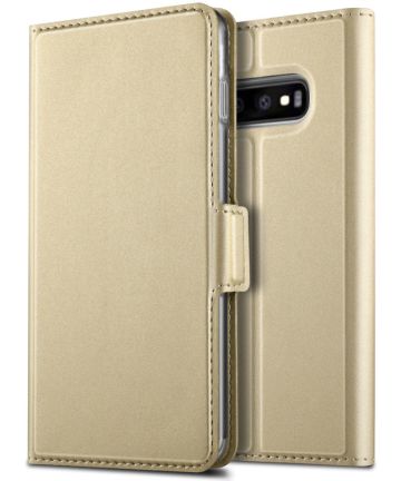 Samsung Galaxy S10 Card Holder Case Goud Hoesjes