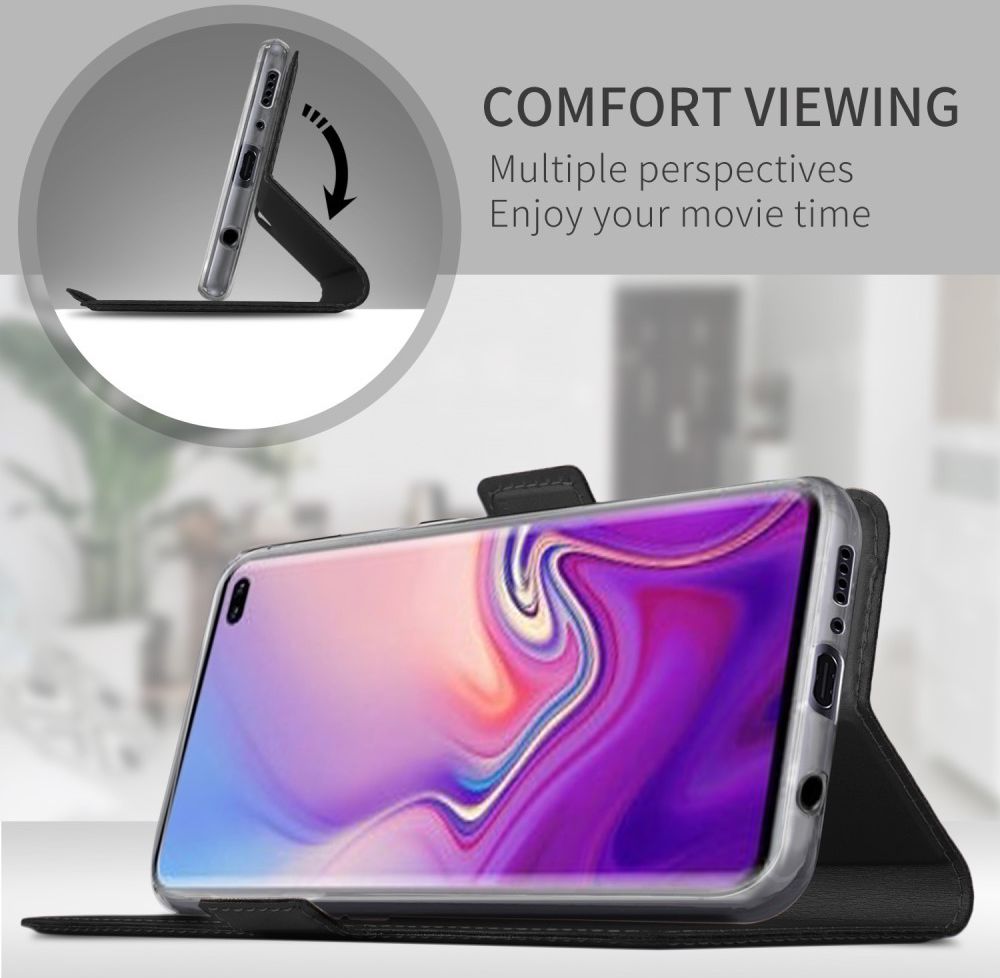 Samsung Galaxy S10 Plus Card Holder Case Zwart afbeelding 4