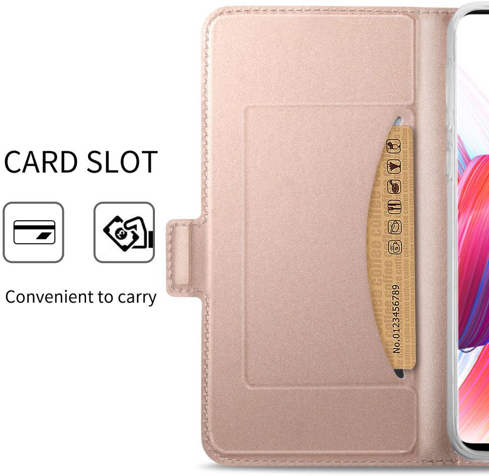 Samsung Galaxy S10 Plus Card Holder Case Rose Gold afbeelding 4
