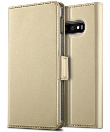 Samsung Galaxy S10E Card Holder Case Goud Hoesjes