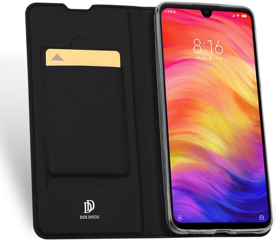 Dux Ducis Skin Pro Series Xiaomi Redmi Note 7 Flip Hoesje Zwart afbeelding 2