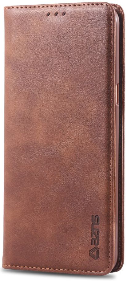 AZNS Samsung Galaxy S8 Leren Stand Portemonnee Hoesje Coffee afbeelding 5