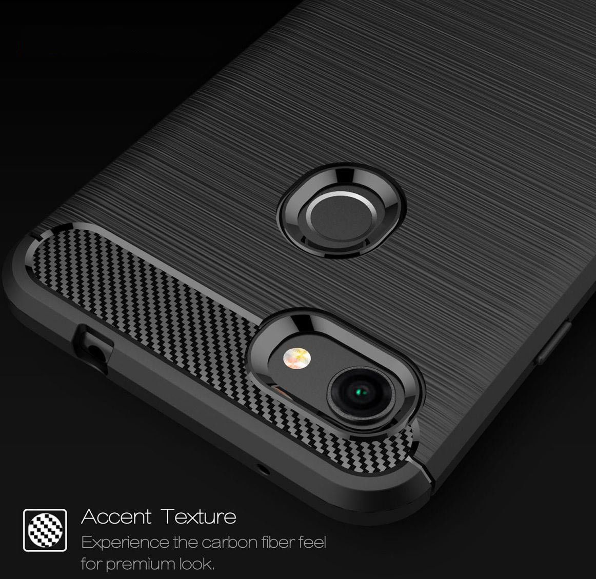 Google Pixel 3A XL Geborsteld TPU Hoesje Rood afbeelding 9