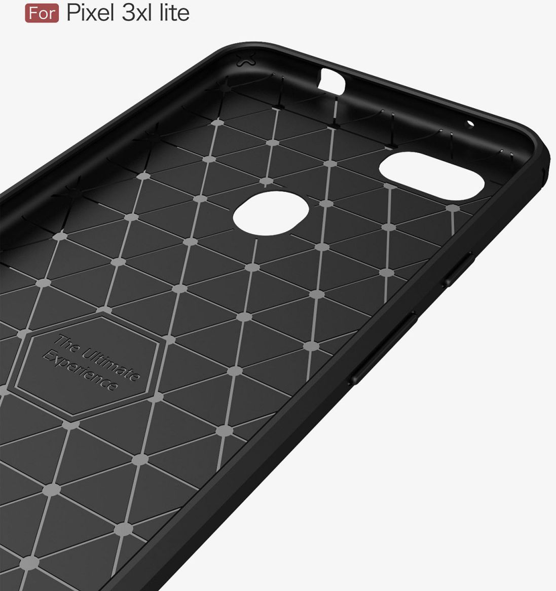 Google Pixel 3A XL Geborsteld TPU Hoesje Blauw afbeelding 4