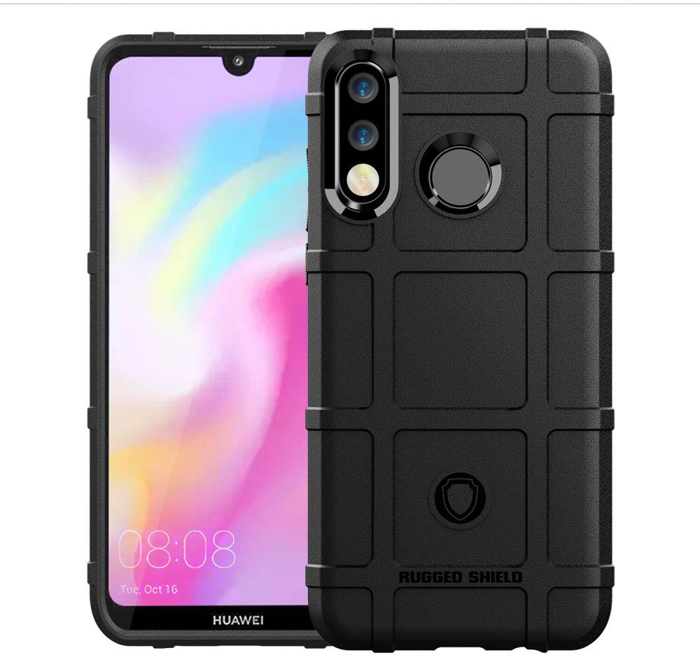 Huawei P30 Lite Anti-Shock TPU Backcover Zwart afbeelding 1