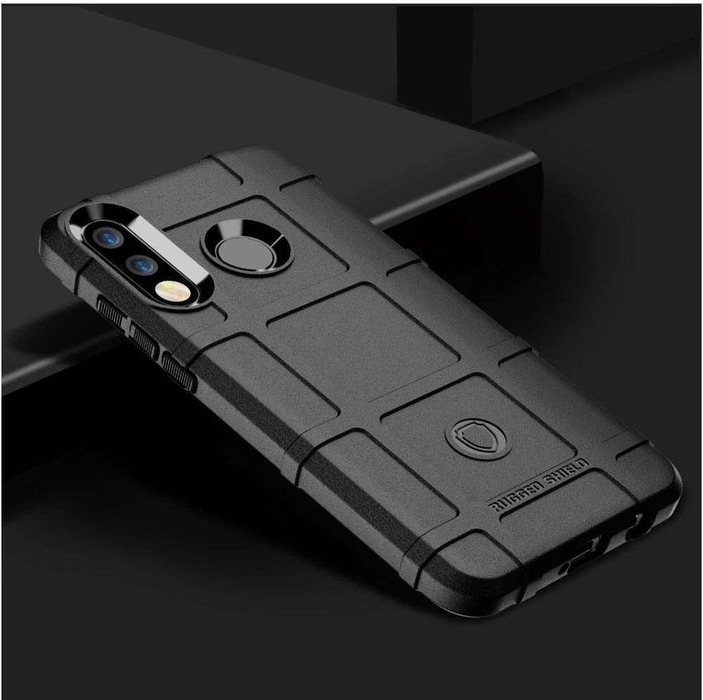 Huawei P30 Lite Anti-Shock TPU Backcover Zwart afbeelding 3