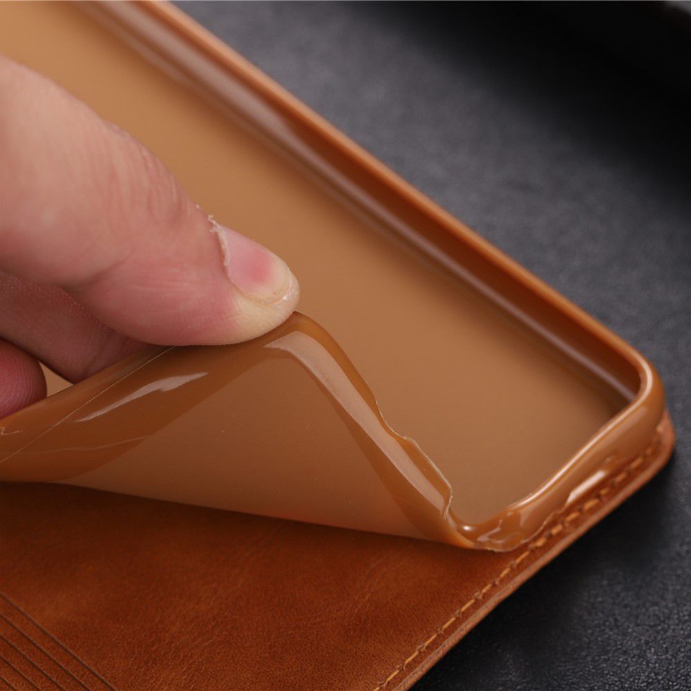 Samsung Galaxy S10 Plus Leren Stand Portemonnee Hoesje Bruin afbeelding 6