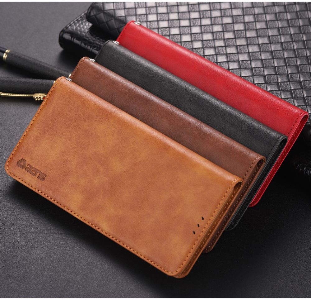 Samsung Galaxy S10 Plus Leren Stand Portemonnee Hoesje Bruin afbeelding 9