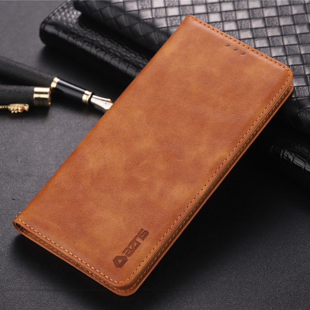 Samsung Galaxy S10 Plus Leren Stand Portemonnee Hoesje Bruin afbeelding 10
