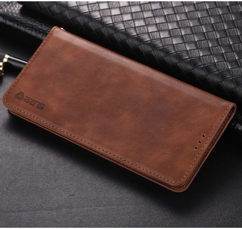 Samsung Galaxy S10 Plus Leren Stand Portemonnee Hoesje Coffee afbeelding 7