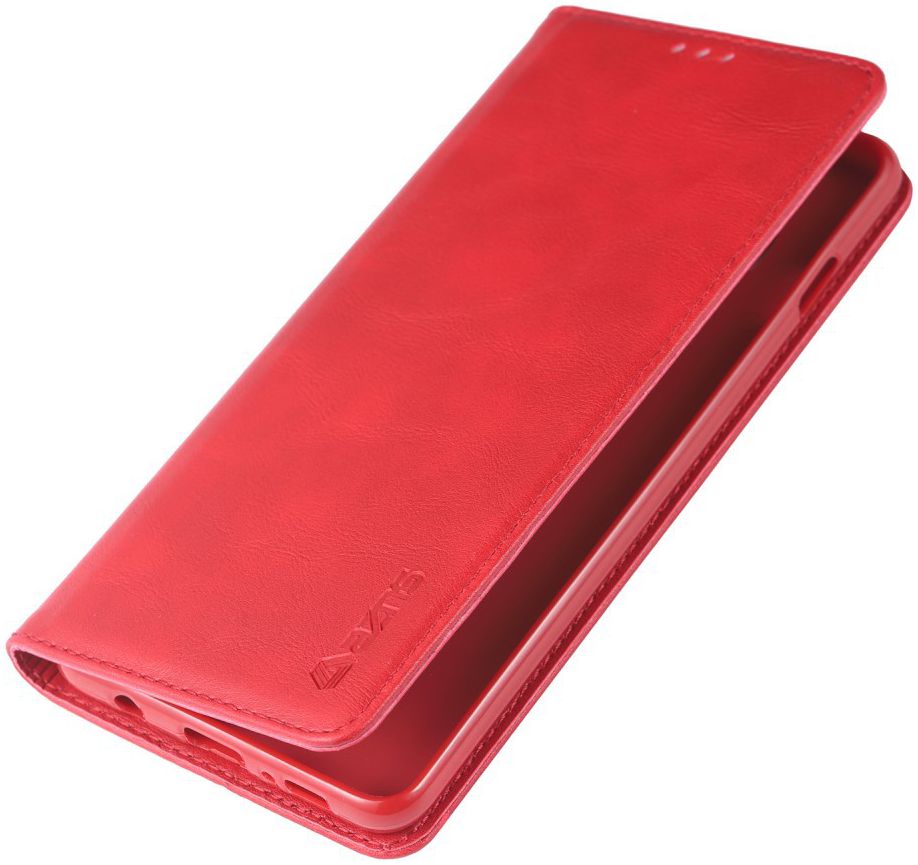 Samsung Galaxy S10 Plus Leren Stand Portemonnee Hoesje Rood afbeelding 1