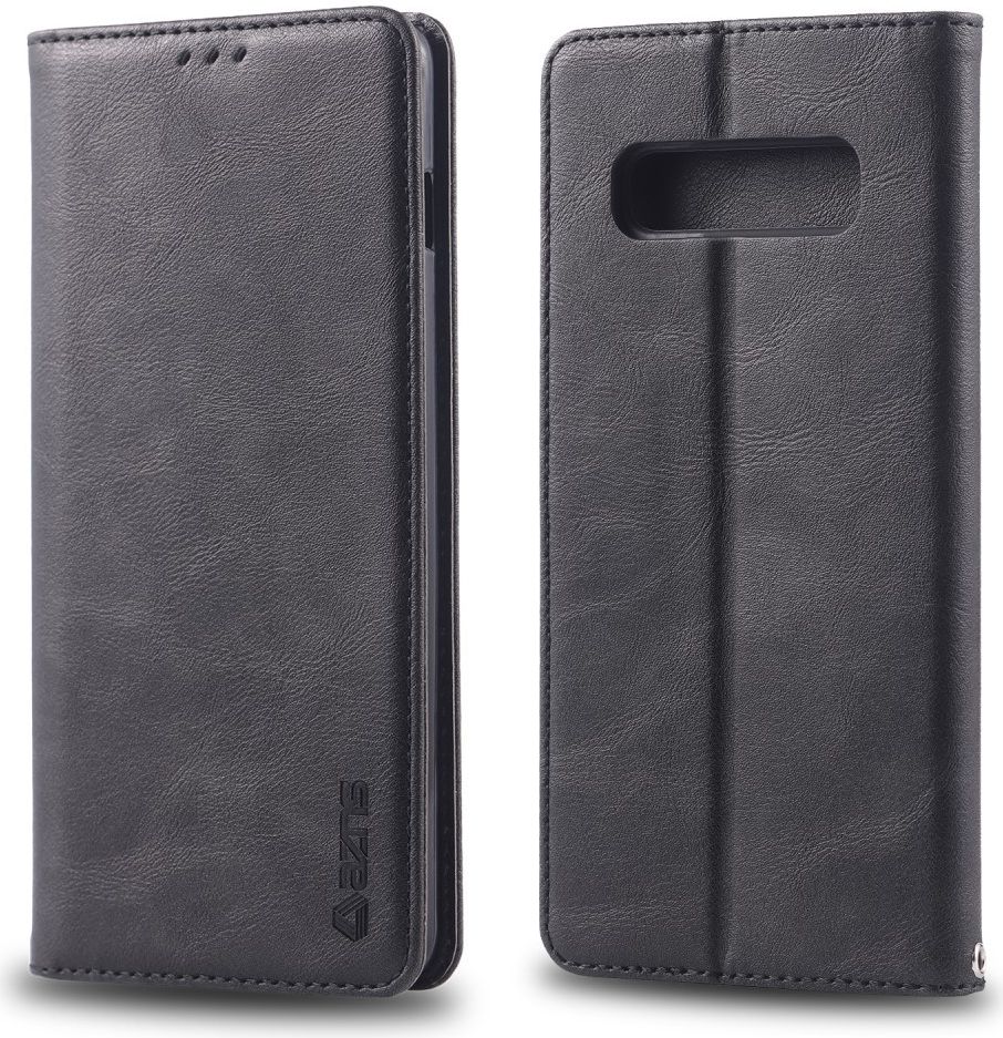 Samsung Galaxy S10E Leren Stand Portemonnee Hoesje Zwart afbeelding 3