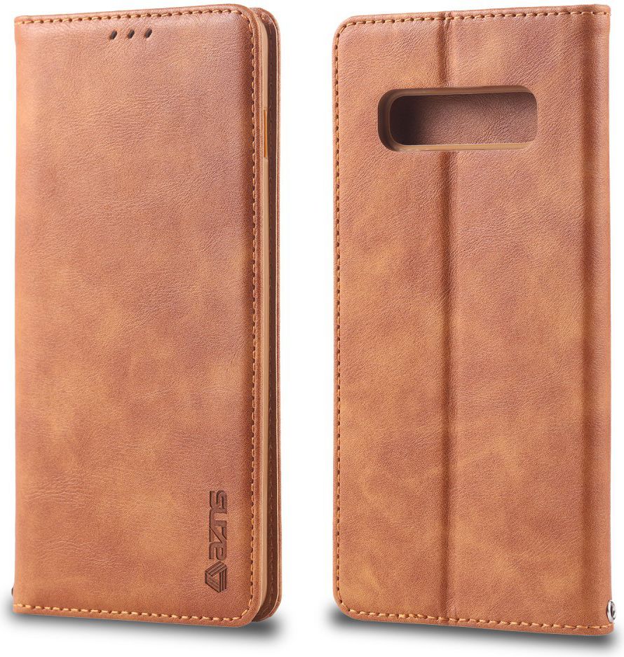 Samsung Galaxy S10E Leren Stand Portemonnee Hoesje Bruin afbeelding 3