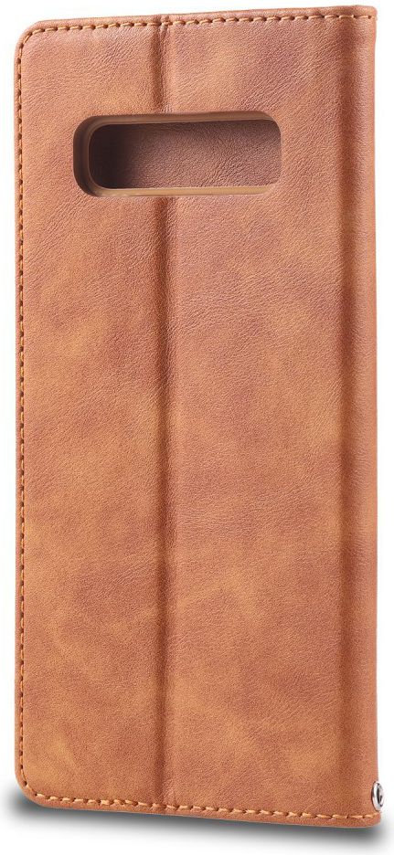 Samsung Galaxy S10E Leren Stand Portemonnee Hoesje Bruin afbeelding 5