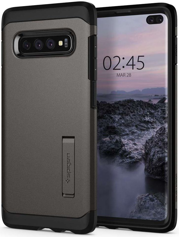 Spigen Tough Armor Hoesje Samsung Galaxy S10 Gunmetal afbeelding 11